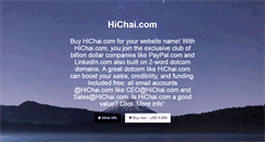 Desktop Screenshot of hichai.com